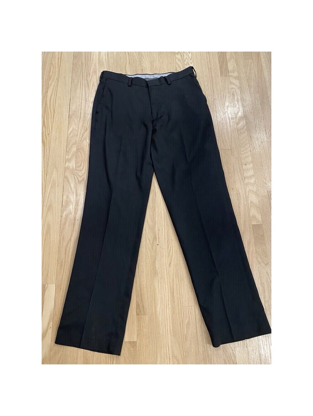 PGA Tour Men's Black Flat Front Golf Pants Performance 32x32 athletic sport